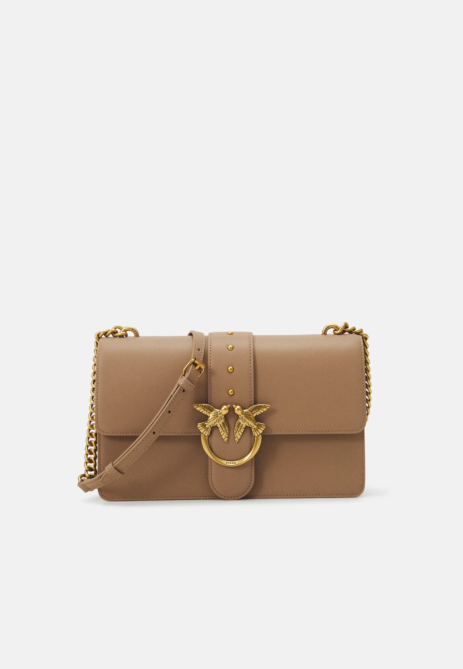 Pinko LOVE ONE CLASSIC - Sac bandoulière - beige