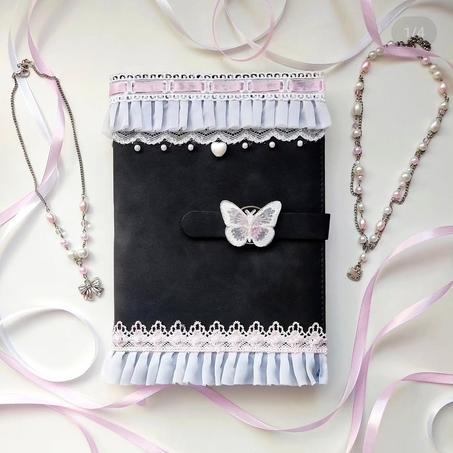 Heart lace notebook: love's whispers