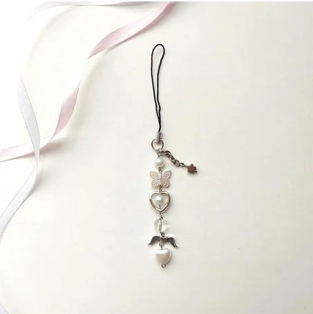 Wings of love phone charm