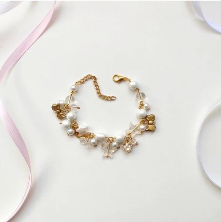 Gold whimsical bracelets