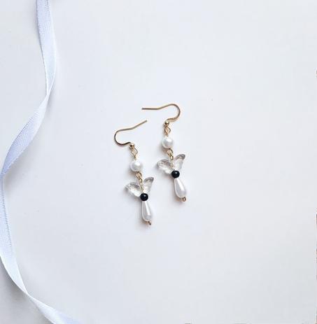 Black/White earrings