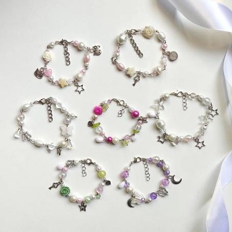 Pastel bracelets