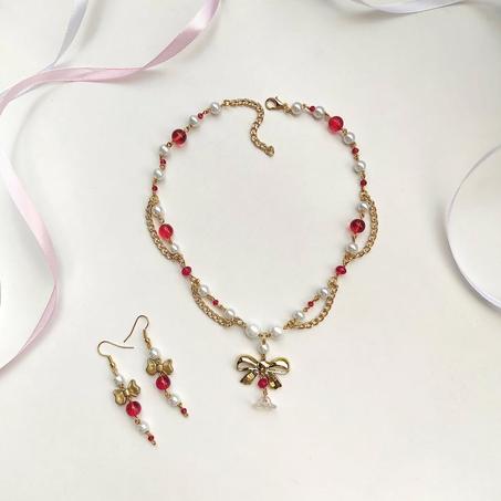 Bowtied set "red"
