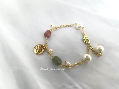 bracelet avec pierr naturelles