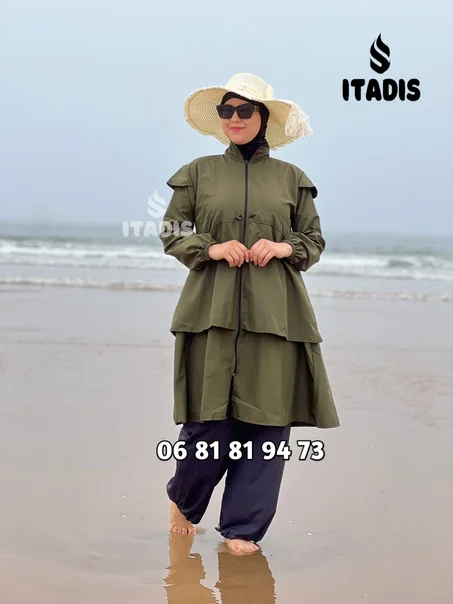 بوركيني عصري بتصميم أنيق ومحتشم