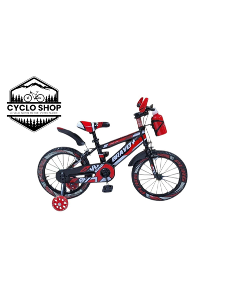 Vélo Enfant 16 pouces age entre 5 et 7 ans – BRAVO +