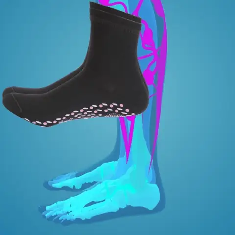 Tourmaline thermal socks ( Black )