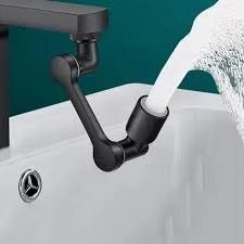 1080°Rotating Splash Filter Faucet, Black