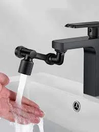 1080°Rotating Splash Filter Faucet, Black