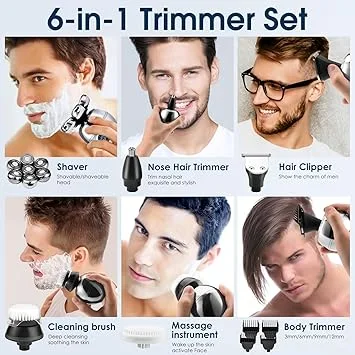 5 in 1 face and head shaver