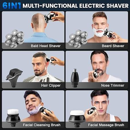 5 in 1 face and head shaver