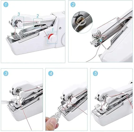 Portable Sewing Machine آلة خياطة محمولة مصغرة لاسلكية