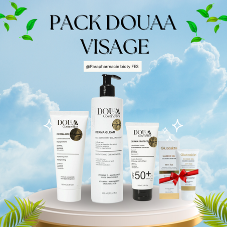 Pack derma win + derma gleam + derma protect + GlutaSkin Offert