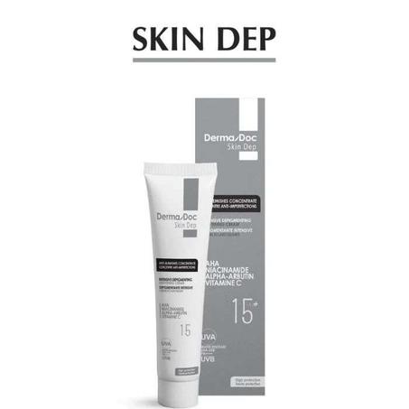 Révélez un Teint Uniforme et Éclatant avec DERMADOC CRÈME DÉPIGMENTANTE INTENSIVE SPF15+ 40ML !