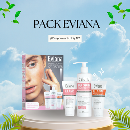 Pack Creme Eclaircissante + Gel Nettoyant + Creme Solaire