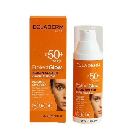 Le Bouclier Invisible de Votre Peau : Découvrez ECLADERM LUXE PROTECT GLOW ÉCRAN SOLAIRE SPF50+ FLUIDE INVISIBLE 50ML !