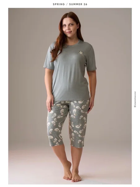 pyjama pantacourt grande de taille