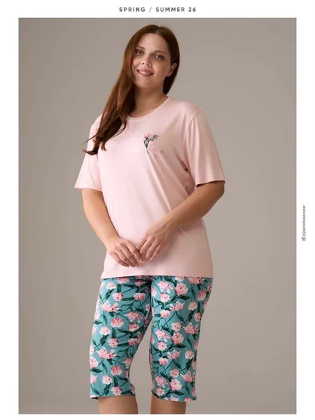 pyjama pantacourt grande de taille