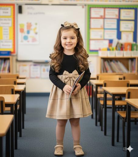 فستان الأناقة الكلاسيكية للصغيرات!