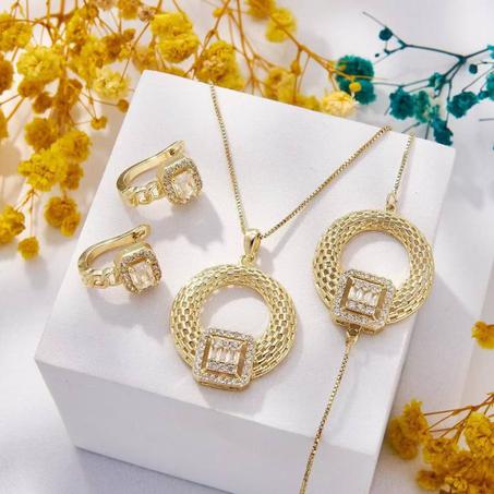 أنسومبل فاخر سنسلة براسلي حلقات