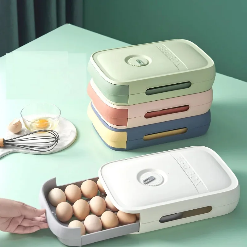 صندوق تخزين بلاستيكي للبيض