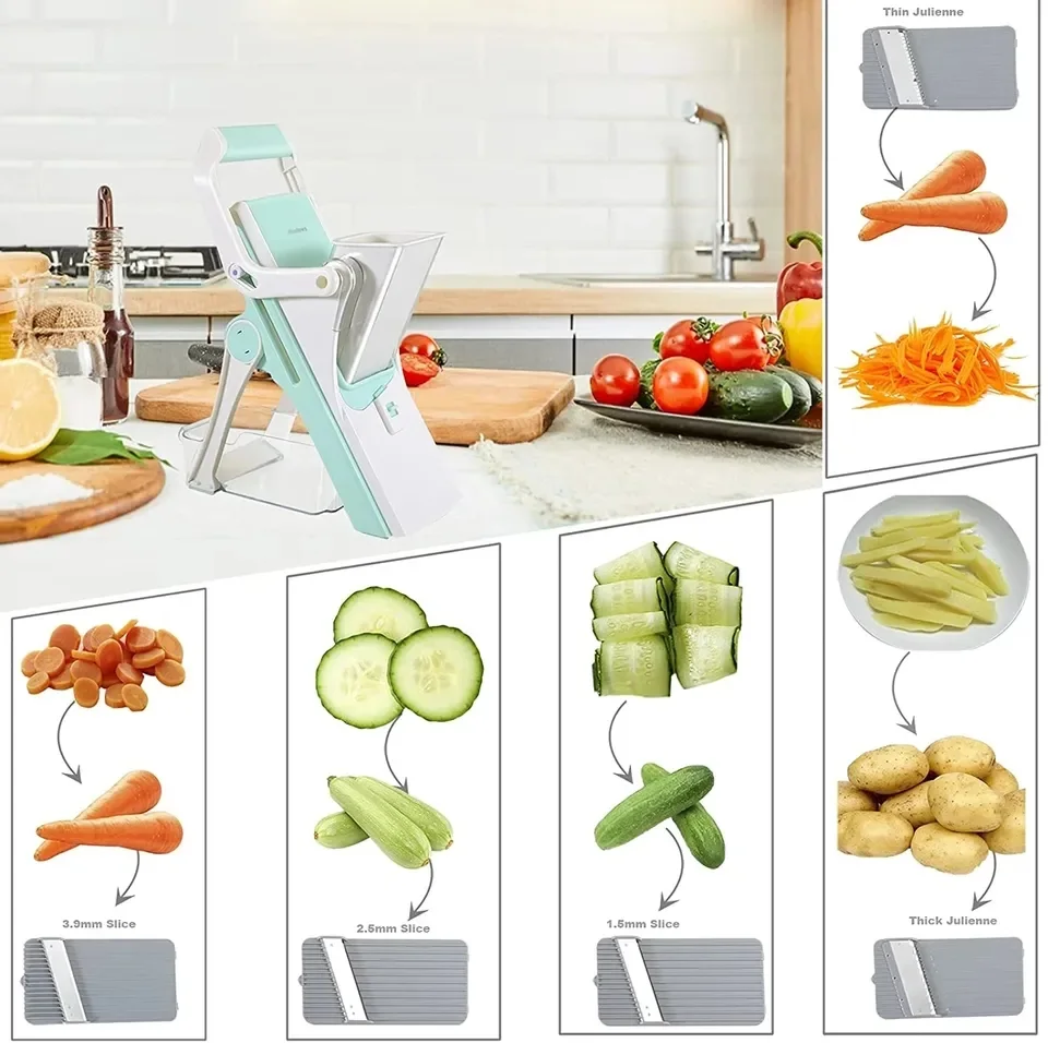 جديد قطاعة خضروات واللحم متعددة الإستعمالات عالية الجودة Multifunctional Kitchen Vegetable Cutter