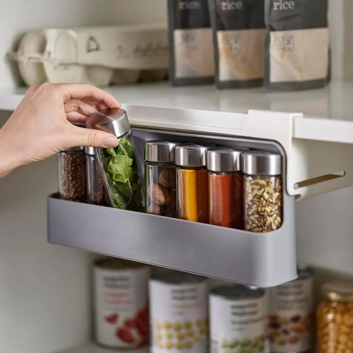 زجاجة توابل ذاتية اللصق لتخزين