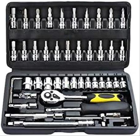 Juego de herramientas de reparación manual multifuncional de 46 piezas/juego de herramientas de reparación de automóviles de Ozer