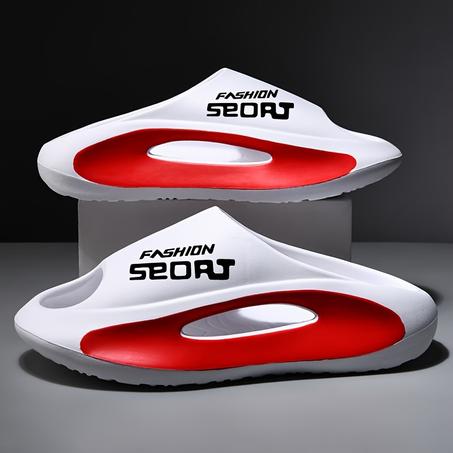 شباشب مكتنزة عصرية للجنسين بمقاس كبير، مريحة وغير قابلة للانزلاق ومتينة ومفتوحة عند الأصابع