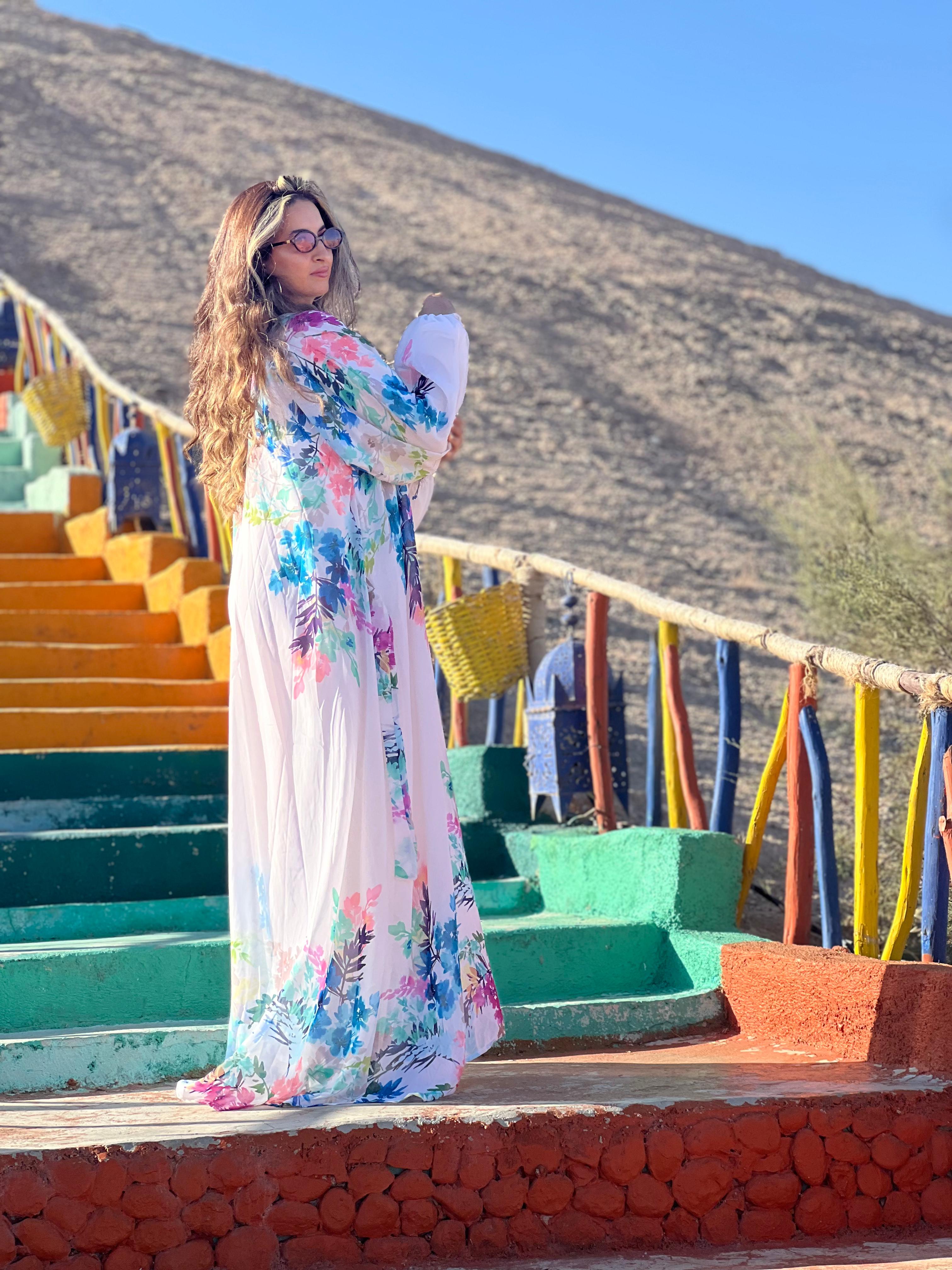 Robe fleurie