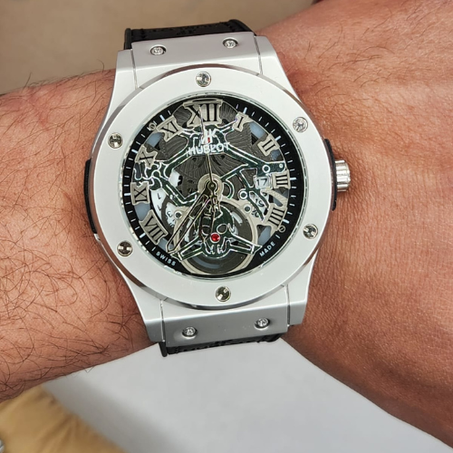 HUBLOT BOITE SIMPLE GRIS NOIR