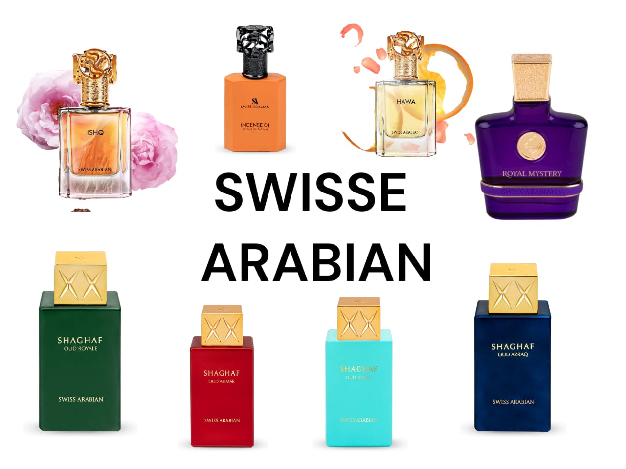 10 ML SWISSE ARABIAN POUR HOMMES ET FEMMES