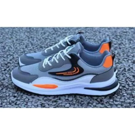 ALagzi Chaussures de sport décontractées pour hommes 2025 - Noir/Or