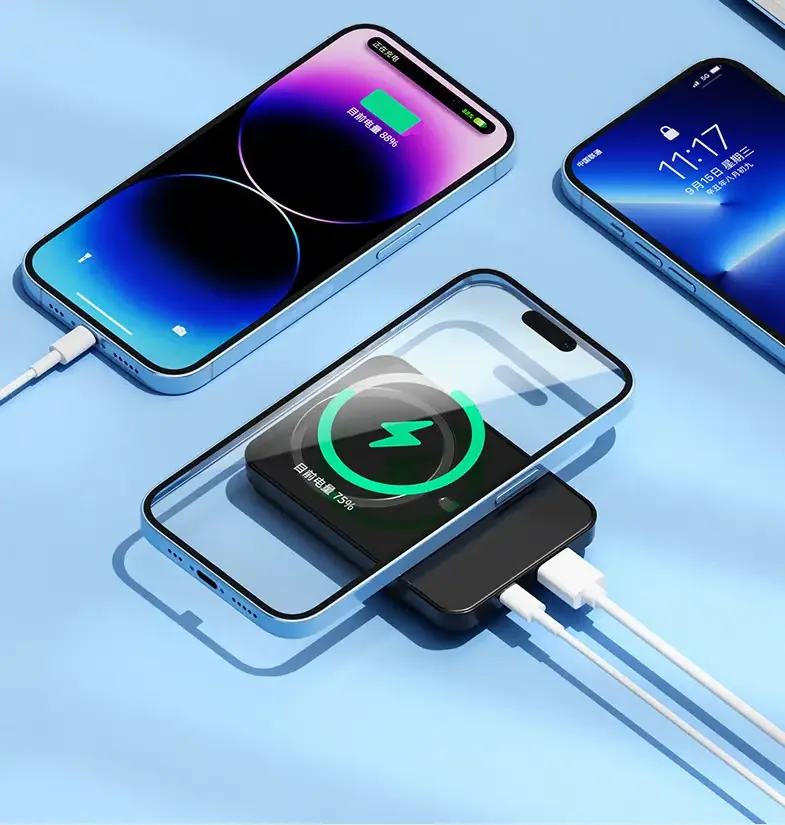 Mini power bank d’affichage numérique de miroir !