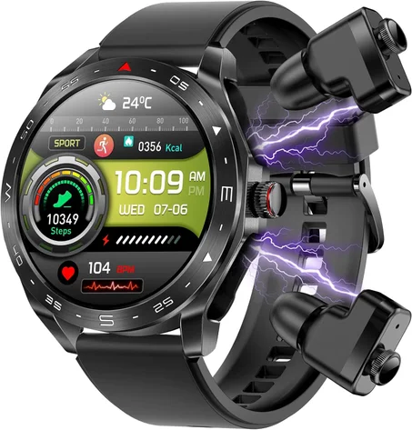 ساعة ذكية مزودة بسماعات أذن مدمجة