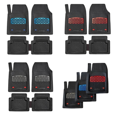 "TAPIS DE VOITURE 3D" حصائر السيارة مكونة من 5 قطع بتصميم ثلاثي الأبعاد يناسب شكل أرضية سيارتك