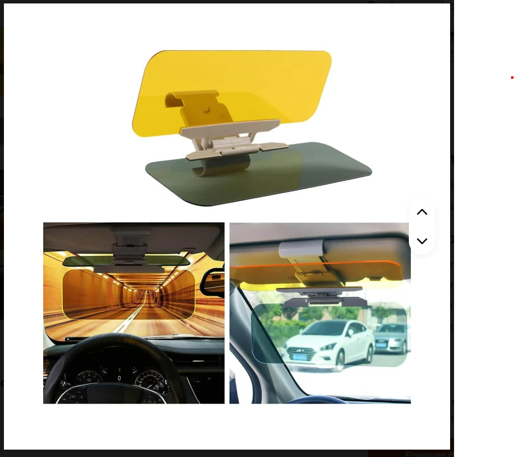 Anti-éblouissement voiture extérieur pare-soleil