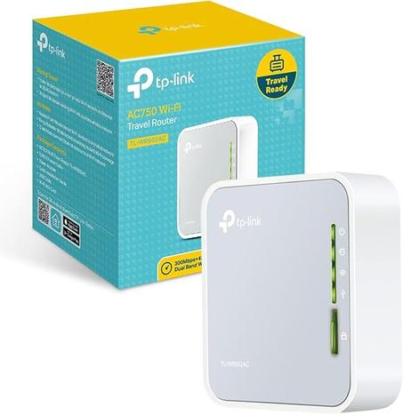 TP-Link N150 (TL-WR710N) minirrouter de Wi-Fi inalámbrico con rango extendido, punto de acceso y modos de adaptador de TV