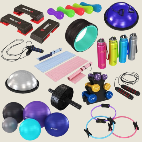 معدات الرياضة واللياقة البدنية 10% - 50%