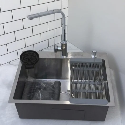 Pack Evier 60/45 + Mitigeur + Lavegoblet