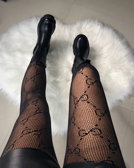 Collants Luxe GG – Élégance & Confiance 🖤