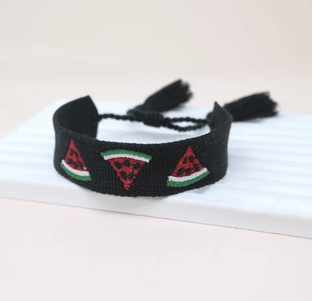 Bracelet “Coeur Pastèque” – Un petit bijou, un grand symbole🍉🇵🇸
