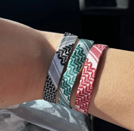 Bracelet “Esprit Kuffiya” – Le tissu d’un peuple, le symbole d’une cause🇵🇸