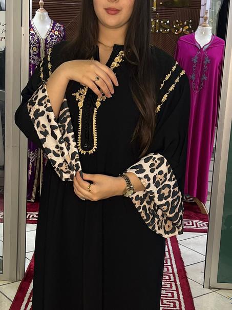 🌙 تألقي في رمضان مع القندورة بالكريب الممتاز! 🌙