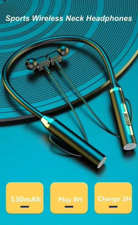 SPORTS WIRELESS NECK HEADPHONES