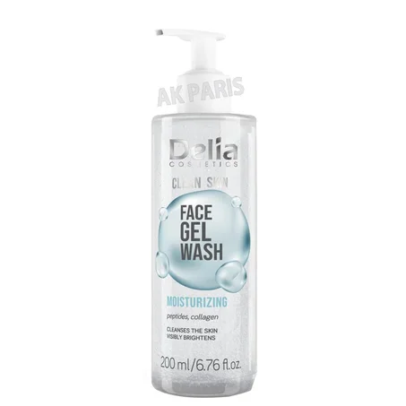 delia clean skin face gel wash moisturizing 200 ml