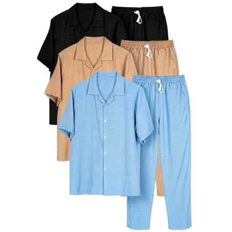 Ensemble Homme Lin Premium – Confort Été