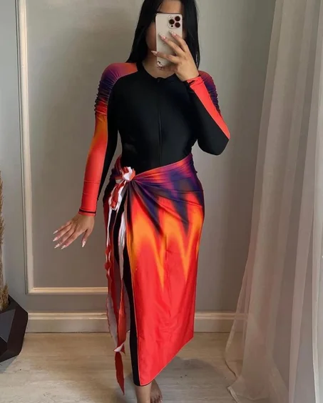 Burkini flam  4 pièces