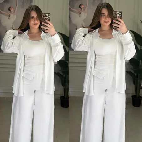 🌸 طقم من قطعتين أنيق جدًا، جودة  عالية 🌸