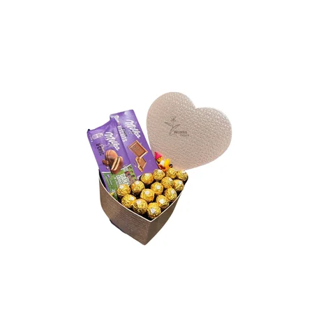 🍫❤️ Bouquet “Cœur Chocolat” ❤️🍫